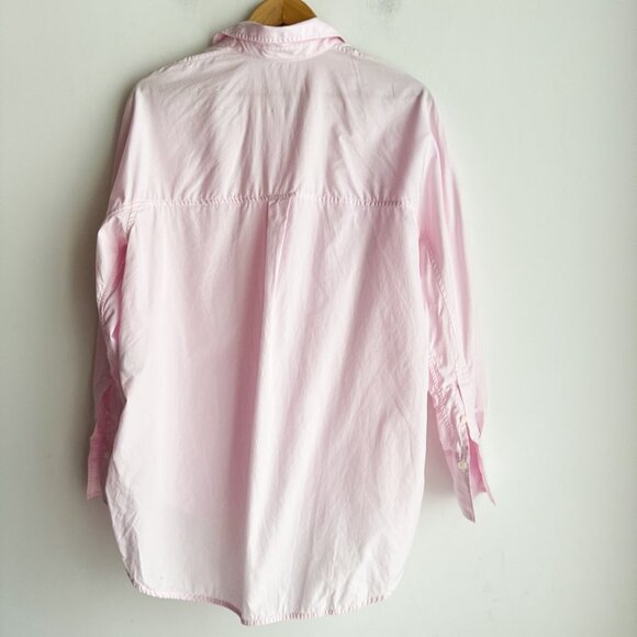 Toteme Light Pink Button Down Crisp Classic Shirt 34 - Picture 5 of 6